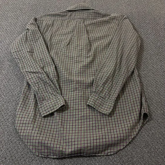 Polo Ralph Lauren Shirt Medium M Long Sleeve Classic Fit Plaid - Picture 7 of 12